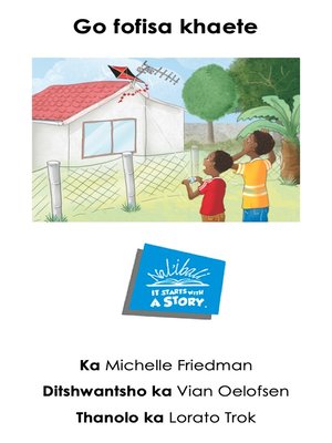 cover image of Flying a Kite (Setswana)